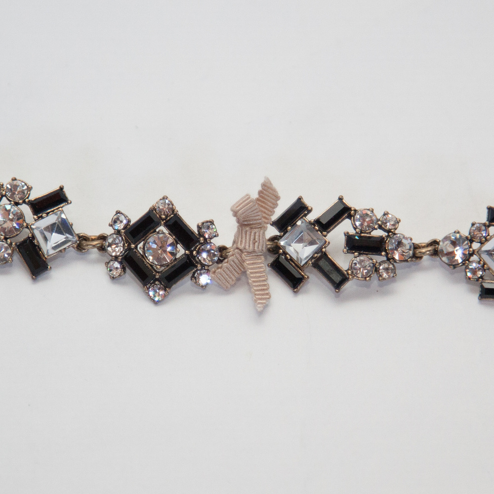 J. Crew Rhinestone Ribbon Bracelet NWT